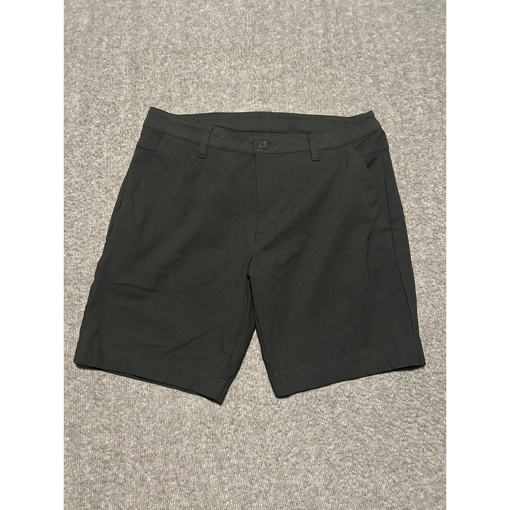 Bylt everyday shorts performance black chino casual fit 33 (tag 36) golf